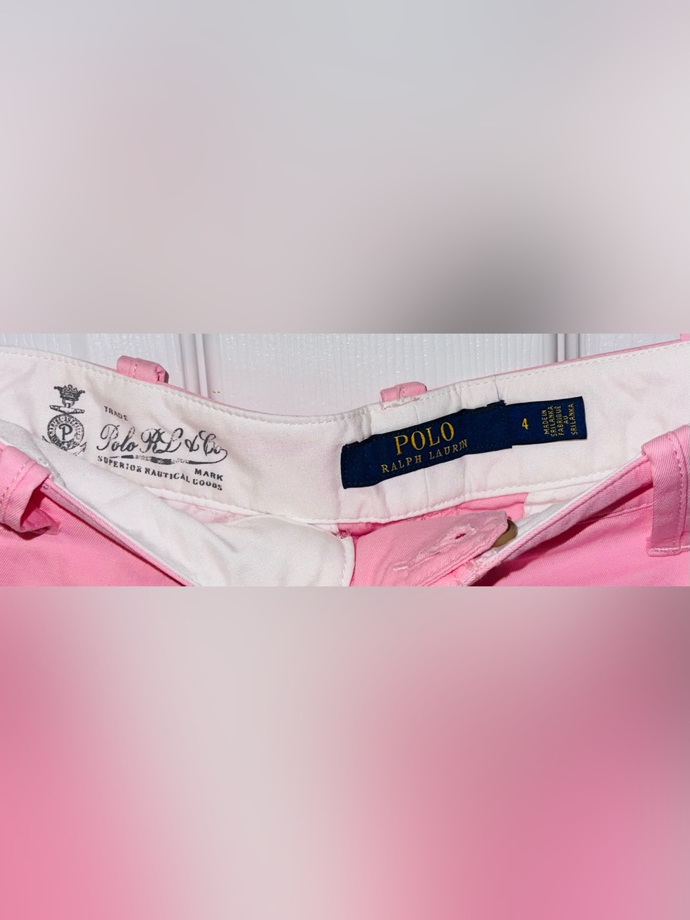 Polo Ralph Lauren Women’s 4 pink casual short - Picture 4 of 6